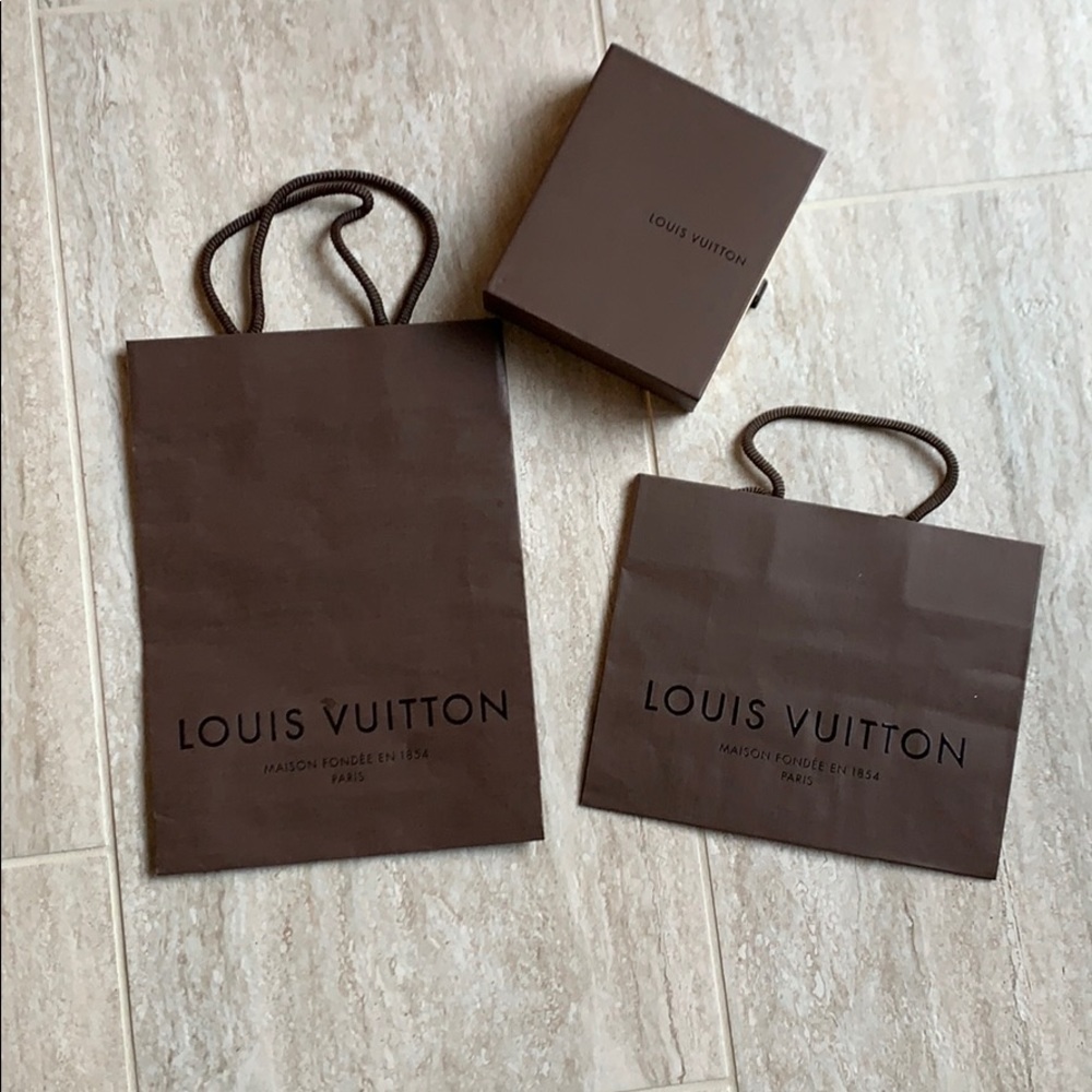 Louis Vuitton bags and small box